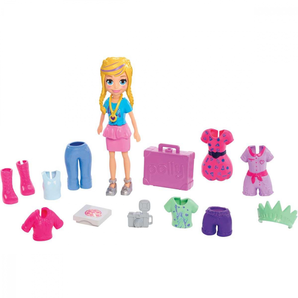 Festa de Aniversário Polly Pocket - Mattel GGJ53 : :  Brinquedos e Jogos