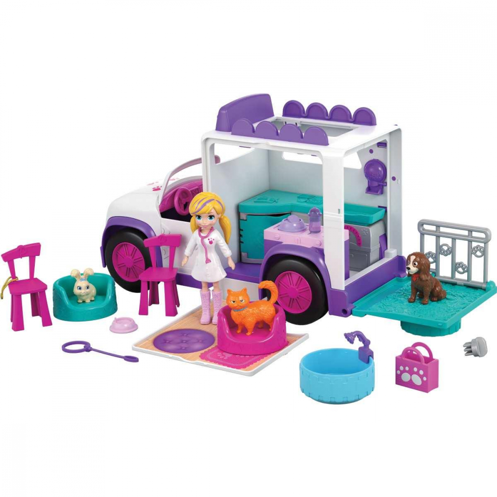 Polly Pocket Kit Grande Moda Esportiva - GDM18 - Mattel - Real Brinquedos