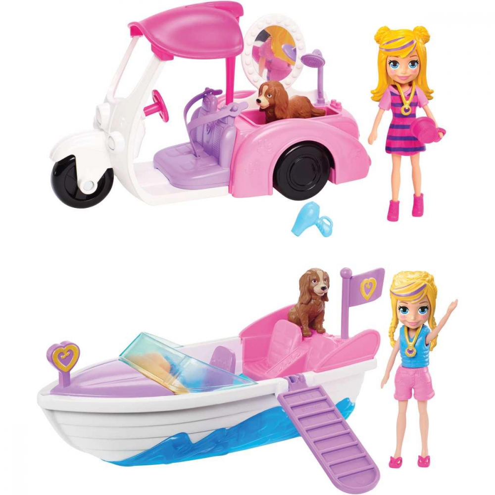 Polly Pocket Pack Quiosque de Moda e Lanchinhos - Mattel - A sua